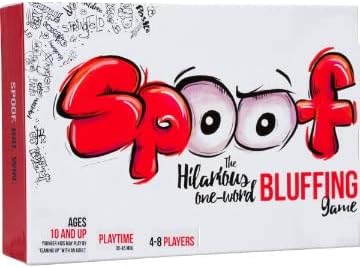 Inspiration Play Spoof Family Party Bluffing Board Game - Funny and Great for Groups Ages 8 and Up - 3-8 Players