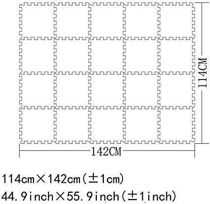 YIMINYUER® 20 Tiles (30cm×30cm×1cm Each Tile) Baby Soft Puzzle Play Mats, Kids Thick EVA Foam Floor, Toddlers & Children's Soft Interlocking Mat R01R09R12G301020