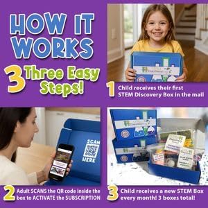– 3 Month Subscription | 3 Science Kits, 9 Total Hands-On STEM Projects | Educational Building Learning Toys & Activities for Kids Ages 7-12 | Boys & Girls Gift