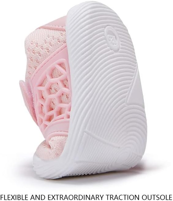 BMCiTYBM Baby Boy Girl Shoes Breathable Mesh Walking Shoes Lightweight Non-Slip Sneakers Infant First Walkers 6 9 12 18 24 Month