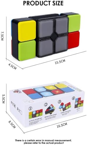 Electronic Handheld Game – 4 Exciting Game Modes | Color-Matching & Sliding Challenge | Move, Match & Race Against Time | Fast-Paced Brain Teaser for Kids & Adults Ages 8+
