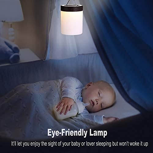 Bedside Lamp, Touch Lamp for Bedrooms, Table Lamp with Dimmable Warm Light, Rechargeable Portable Touch Sensor LED Color Changing RGB Night Light, Best Gifts for Baby, Teens, Kids Adults