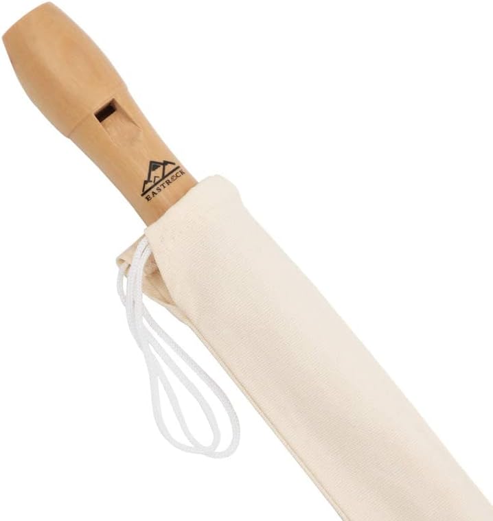 Eastrock Soprano Recorder Baroque fingering C Key Beginners Recorder Instrument for Kids Adults 3 Piece Recorder With Hard Case（Maple Wood）