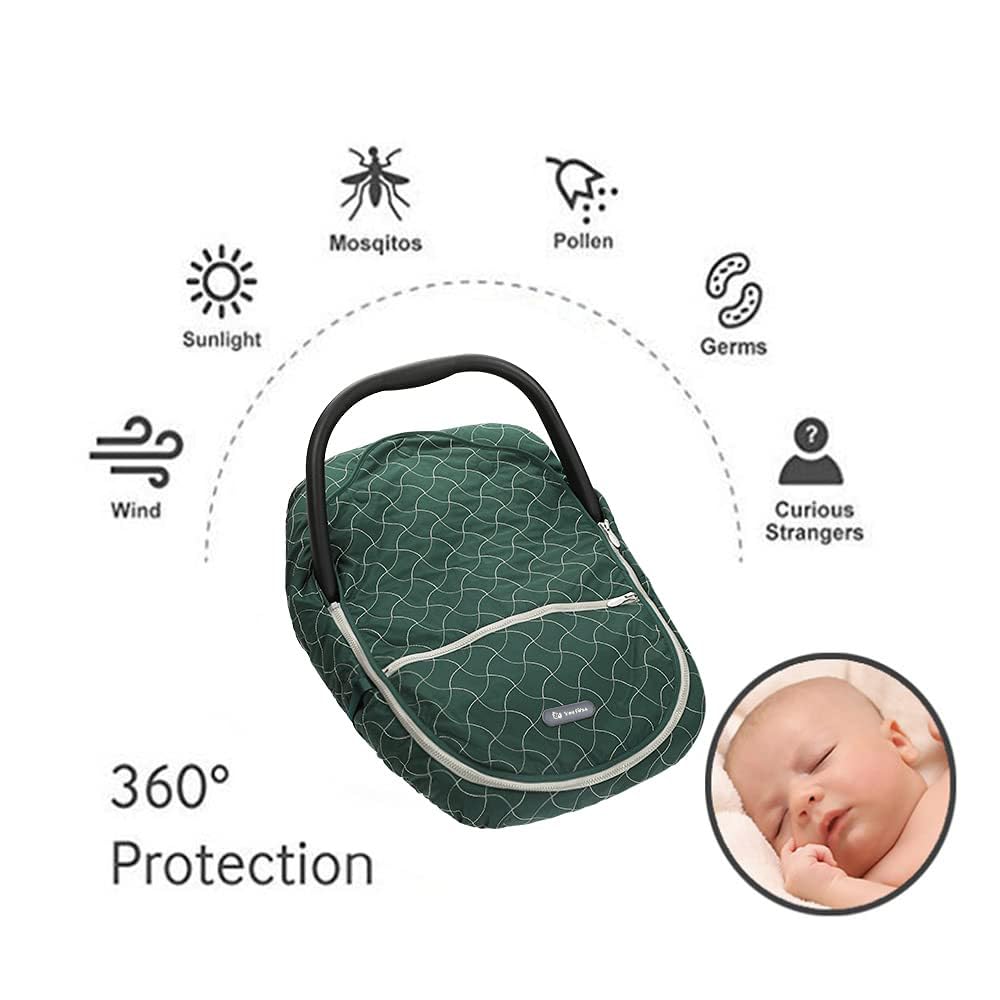 Yoofoss Baby Stroller Bunting Bags Winter Carseat Canopies Cover to Protect Baby from Cold Wind, Super Warm Plush Fleece Baby Carrier Cover for Infant Boys Girls
