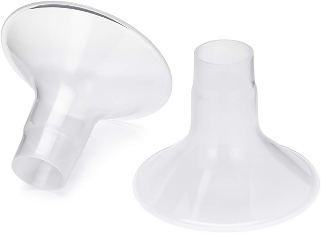 Motif Medical Duo Breast Pump Flange – Comfortable Breast Pump Flanges for Better Milk Flow & Pumping Ease - Ideal Breast Pump Flange Insert for Breastfeeding Moms (2 Shields, 32mm)