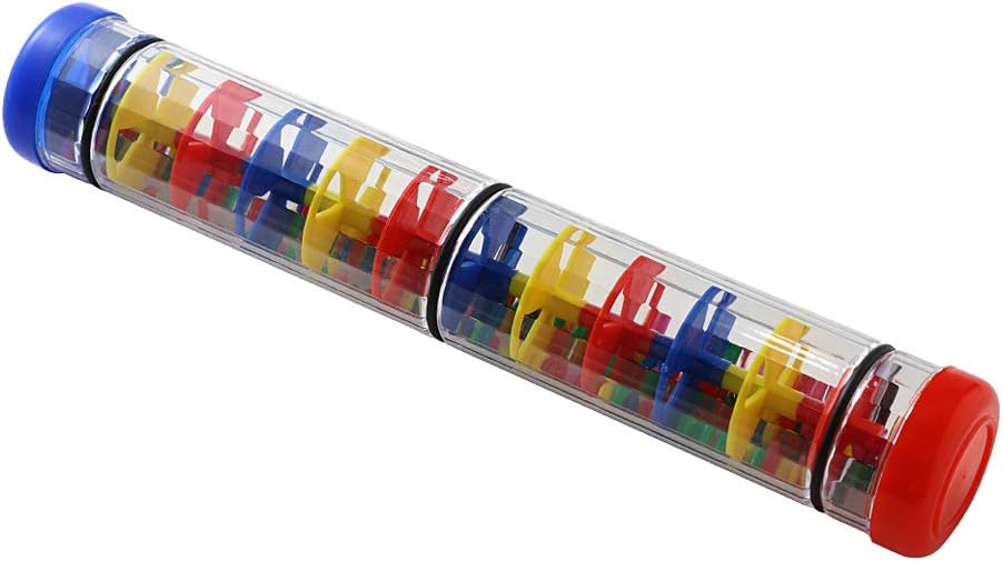 Rainmaker 12 inch Rain stick for babies Rattle Tube Rain Stick Shaker Music Sensory Auditory Instrument Toy For baby child girl (12 inch)