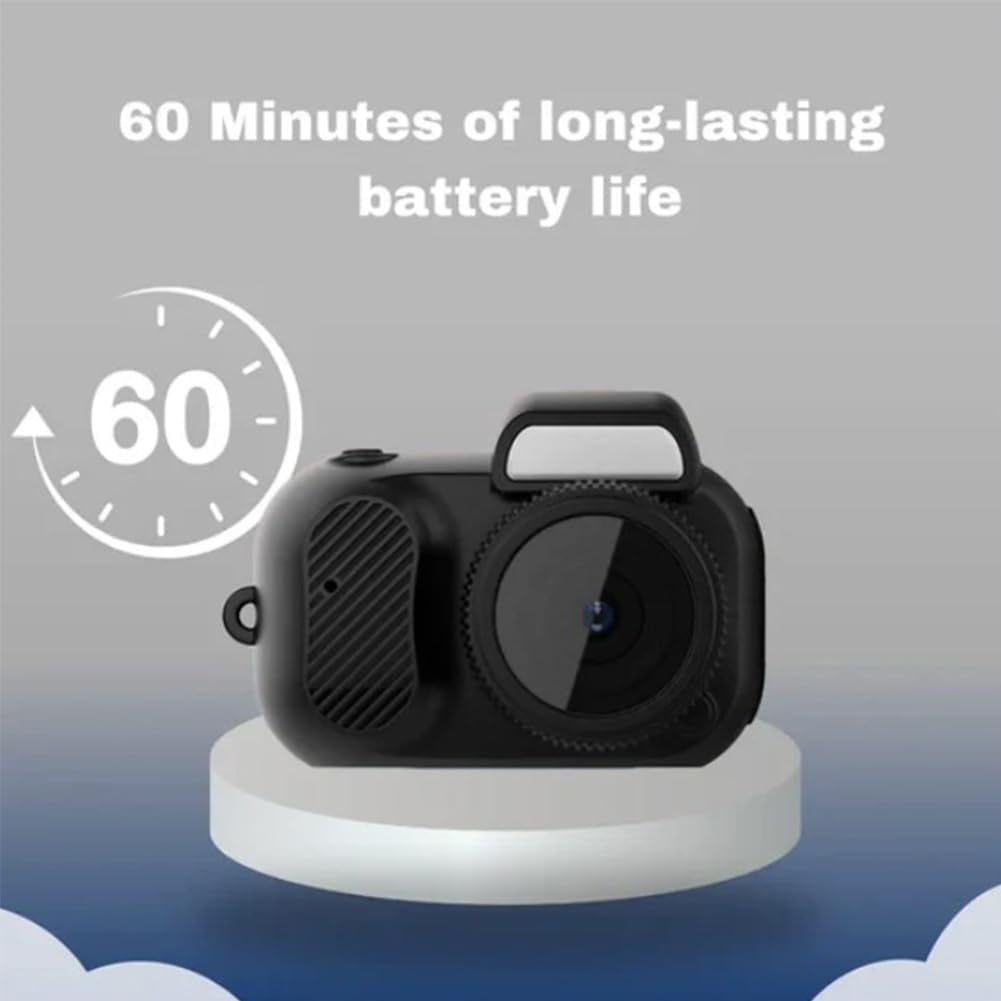 Keychain Camera, World's Smallest 1080P Hd Mini Camera llavero,Keychain Photo/Video Camera, Retro Portable Mini，100 Mins Battery Life, for Students, Kids (128)