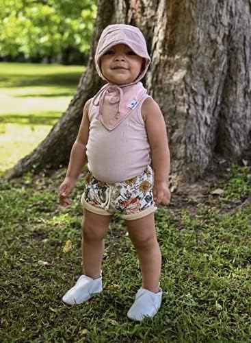 DiaperSquad's Baby Bibs for Drooling and Teething, Bibs for Boys, Baby Girl - Solid Cotton Baby Drool Bibs