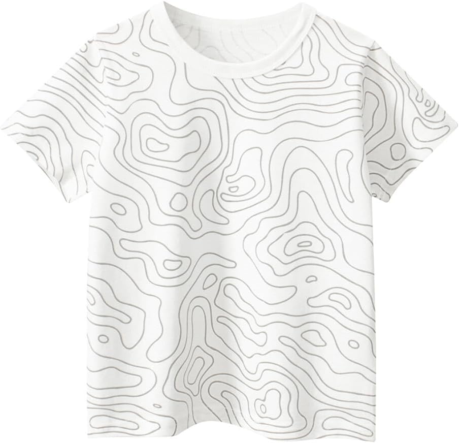 Boys' 4-Pack Excavator Short Sleeve Crewneck T-Shirts Top Tee Size 2-7 Years Toddler Boys' Value Pack Cotton T-Shirt