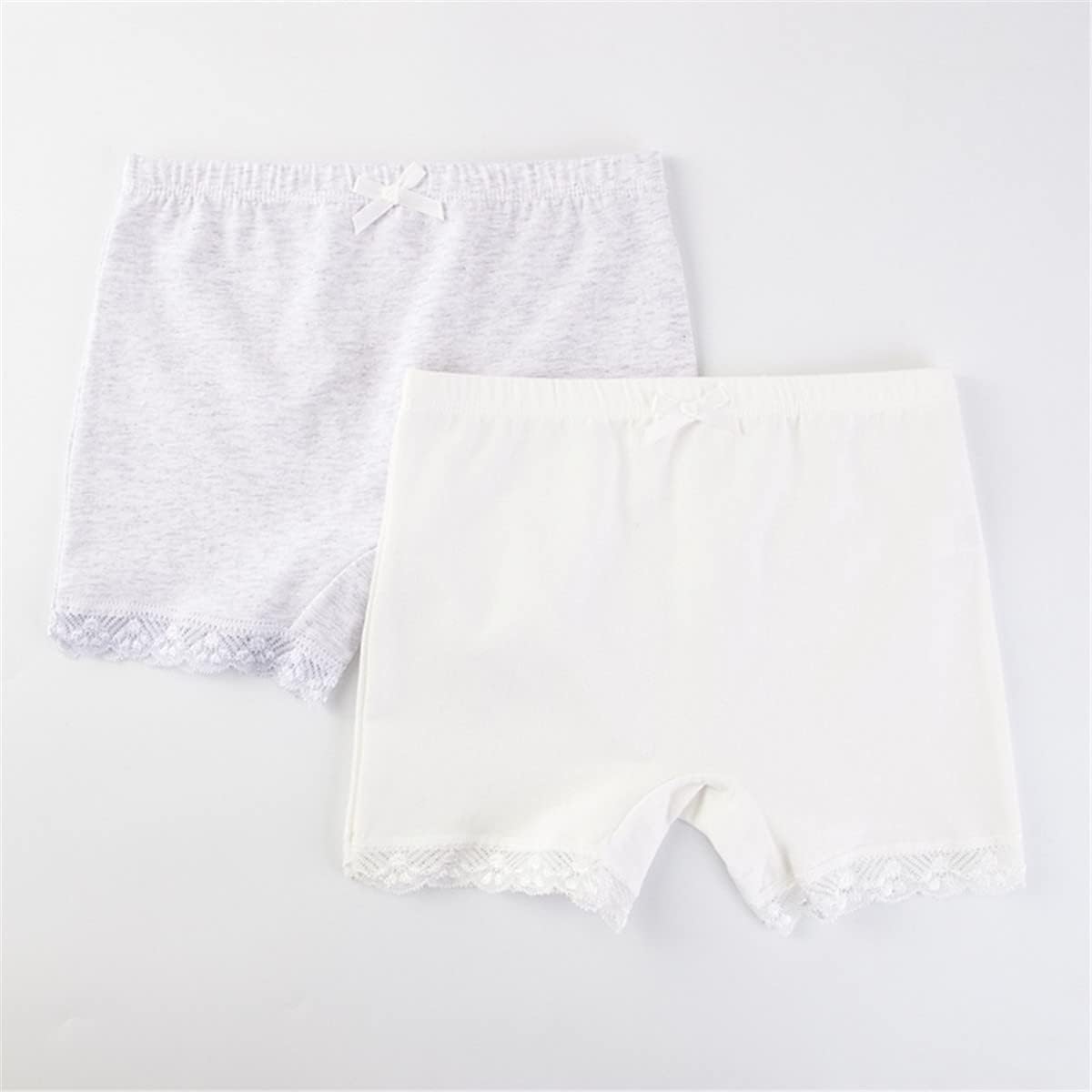 5 Pcs Little Girls Toddler Kids Boy-Leg Shorts Lace Trim Underwear Boxers Briefs Panties