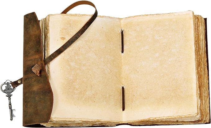 cuero Compass Vintage Leather Journal Antique Handmade Leather Bound Journal with Deckle Edge Paper Diary Leather Sketchbook Drawing Journal Notebook Great Gift Men & Women (Vintage Brown, 4X6 Inch)