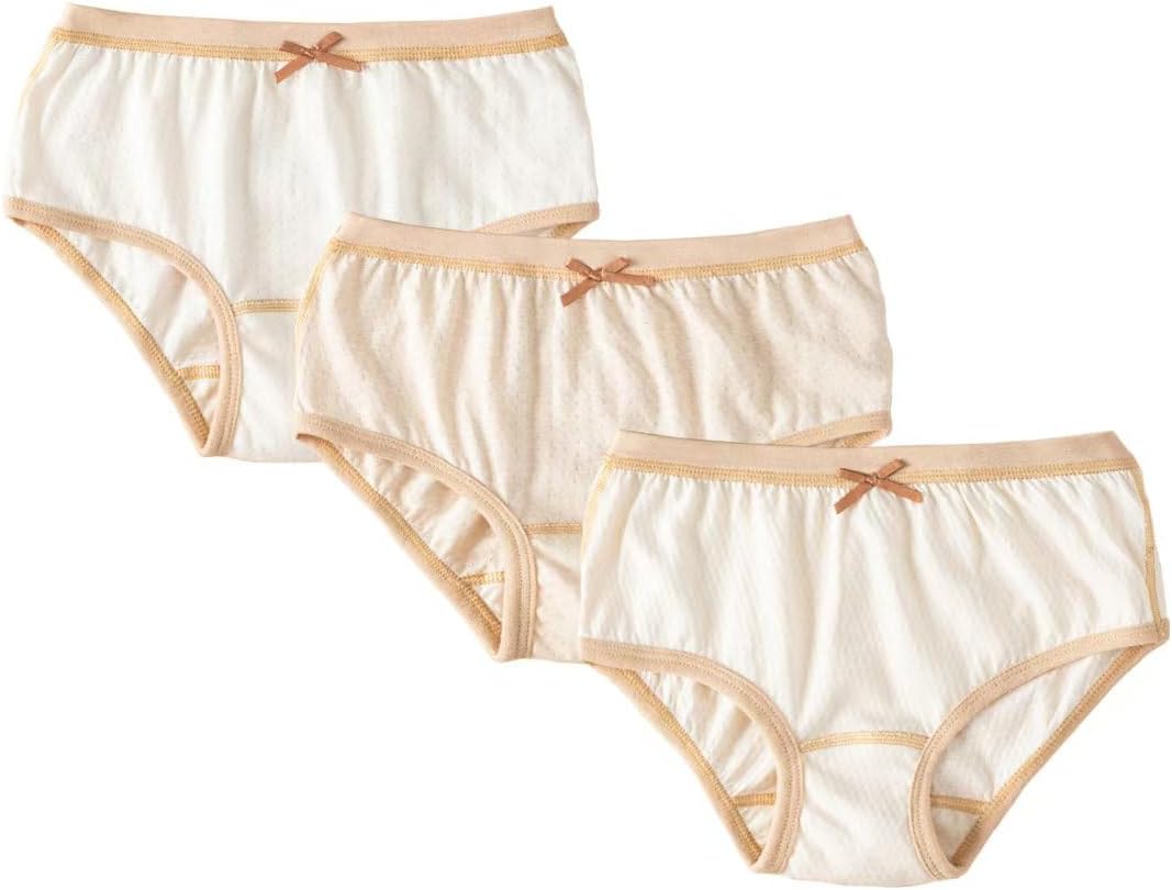 GZMM Girls Underwear Organic Cotton Panties Toddler Kids Briefs
