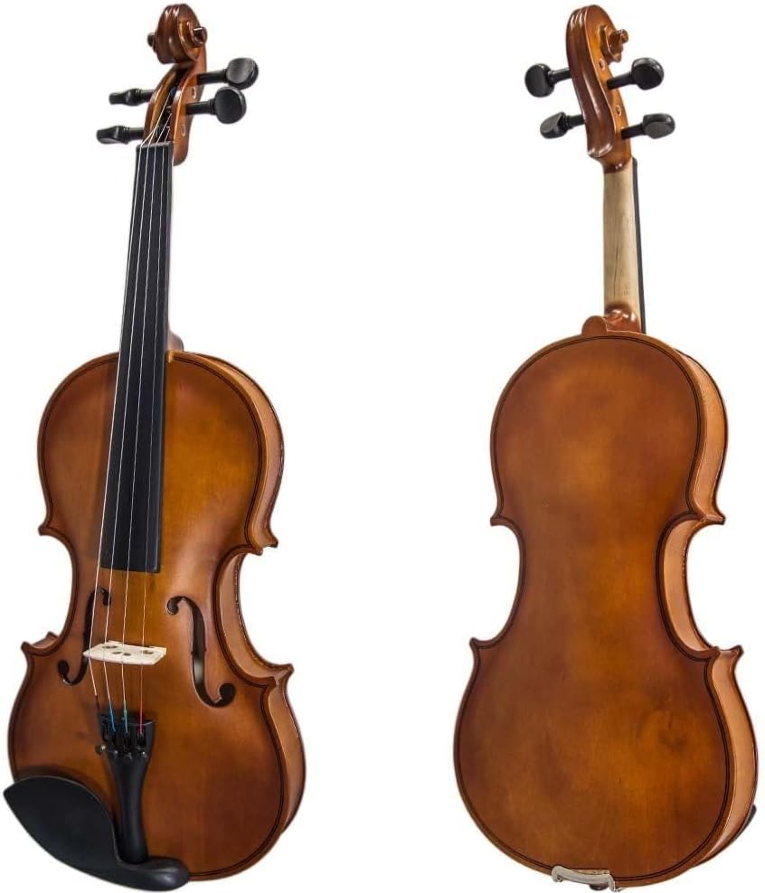 Paititi 4/4 Full Size Artist-100 Student Violin Starter Kit with Brazilwood Bow Lightweight Case, Shoulder Rest, Extra Strings and Rosin
