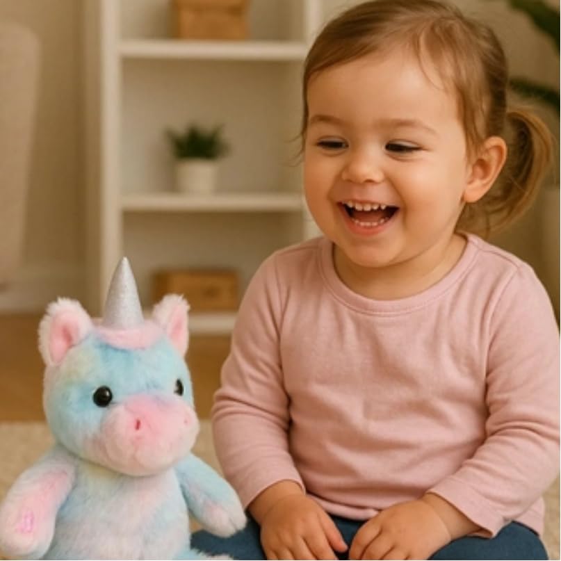 Cuteoy Talking Unicorn Repeat What You Say Musical Stuffed Animal Shaking Singing Plush Toy Electric Interactive Animated Plushies Gifts for Kids Girls Boys