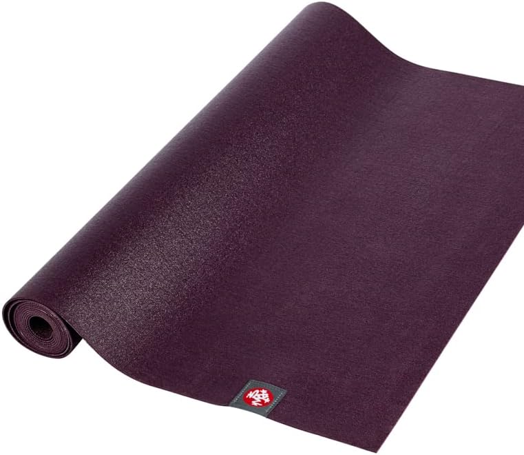 Manduka eKO SuperLite Yoga Mat - 1.5mm Natural Rubber | Foldable & Travel Friendly | Soft Textured Surface | Eco-friendly