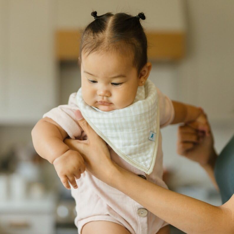 Little Unicorn Cotton Muslin with Fleece Bandana Bib