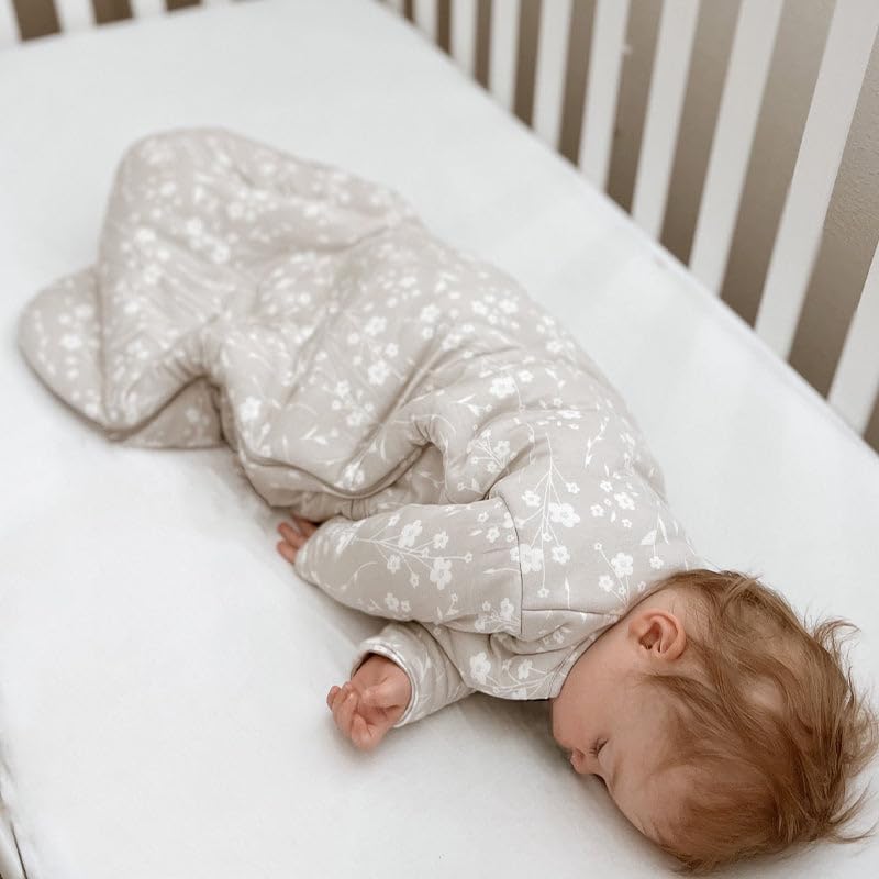 GUNAMUNA Unisex Long-Sleeve Sleep Sack, Wearable Sleep Bag for Babies and Toddlers, Soft Rayon, 1.0 TOG, 3 to 36 Months