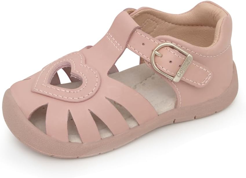 Toddler Girls Fisherman Buckle Sandals - Comfortable Summer Sandals with Closed Toe & Adjustable Strap for Daily Wear & Outdoor Play