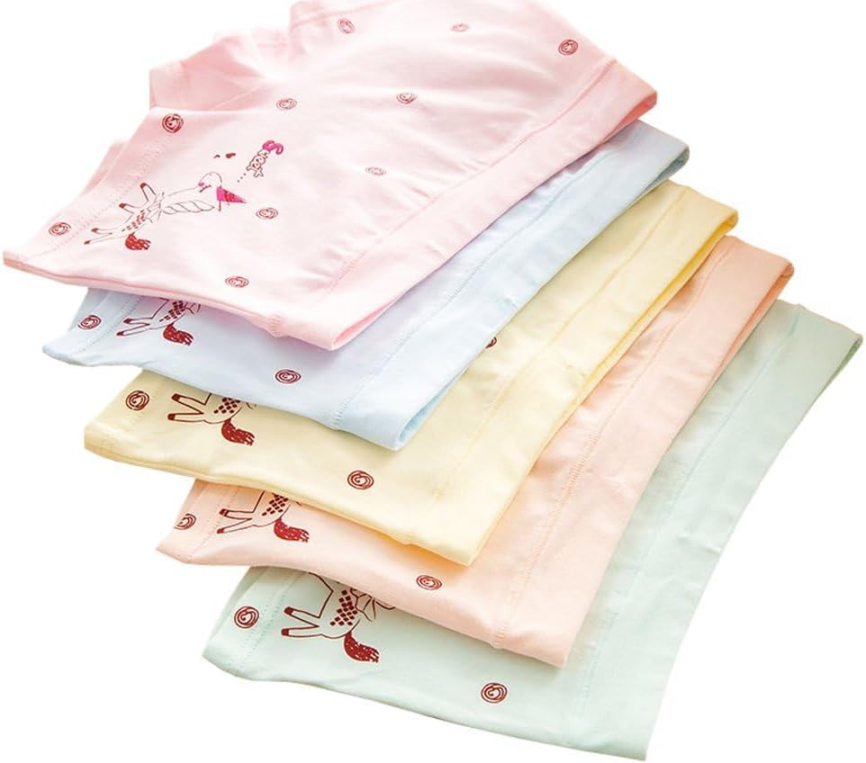 CHUNG Toddler Little Girls Kids Briefs Panties Soft Cotton Boyshort Underwear Pack Big Girl Daily Cute Pattern