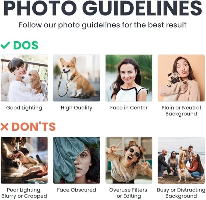 Pawfect House Custom Photo 2D Acrylic Ornament, Personalized Christmas Birthday Gifts for Kids, Christmas Magic Rider, Xmas Ornaments for Tree Decoration, First Birthday Gifts for Boys Girls Newborn