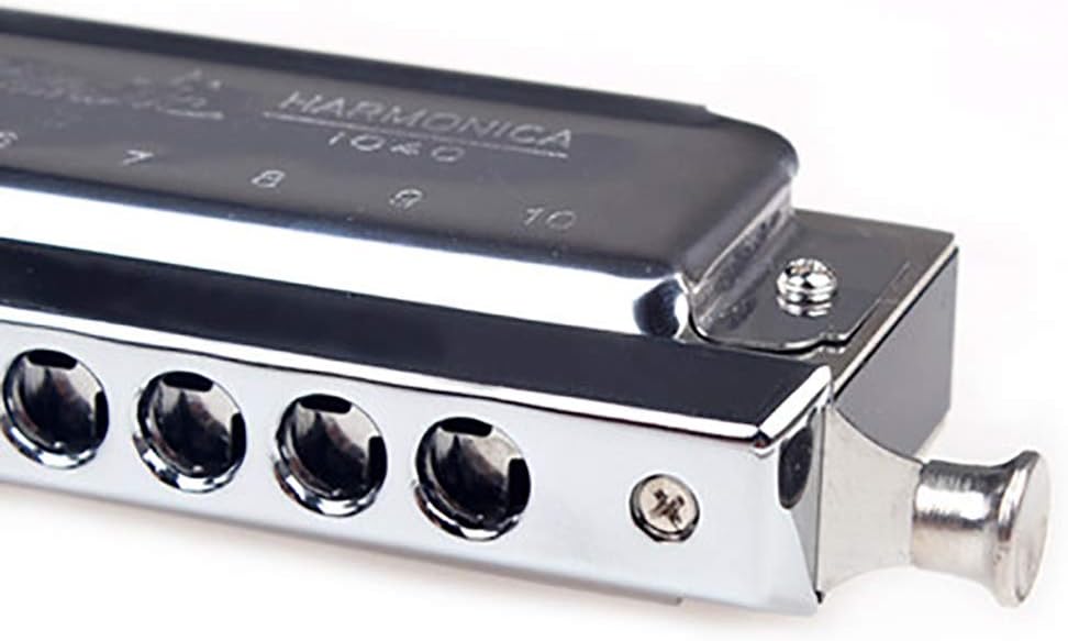 Swan SW1040 10 Hole 40 Tone C Key Chromatic Harmonica Adult Students Beginners Entry Professional Playing Variable Tone Instrument