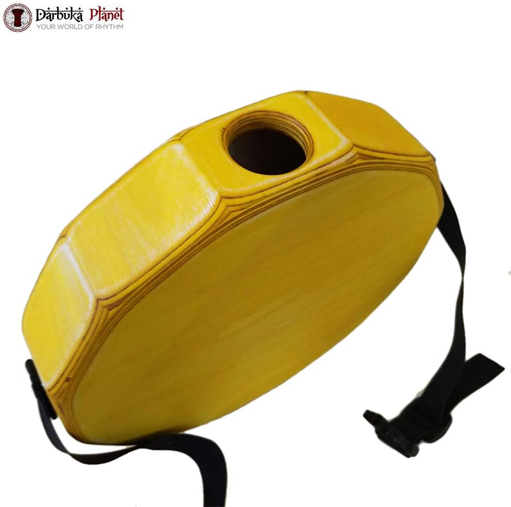 KTÄK -The First Handcrafted, Hand Drum Percussion, Two-Sound Cajón Body Snare, Portable Cajon by Kandu (Natural Wood/Black Logo)