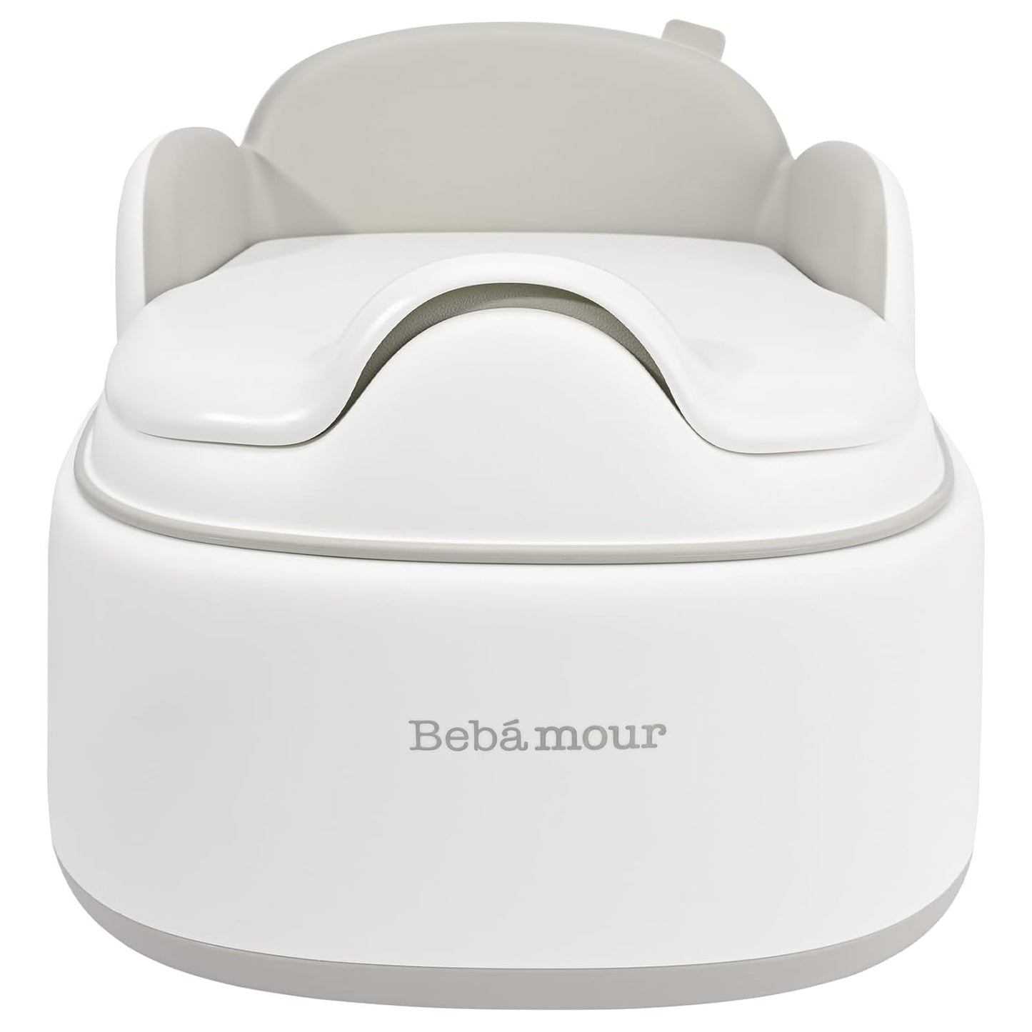 Bebamour Potty Training Toilet 3 in 1 Multi-Functional Potty Seat Detachable Baby Potty Step Stool Anti-Slip Stable Potty Training Toilet with 100 Pack Trash Bags for Baby Toddler Kids(Coffee)