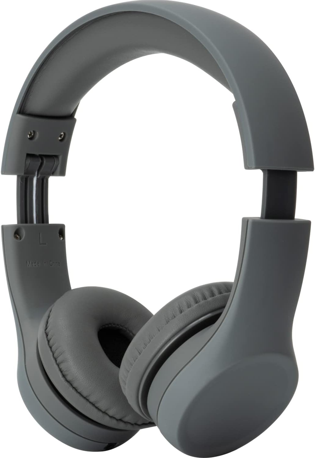 Snug Play+ Kids Headphones – Volume Limited 93dB for Safe Listening – Foldable, Durable Headphones for Toddlers, Boys & Girls – Tangle-Free Cord – Ideal for Travel, School, Tablets - Grey