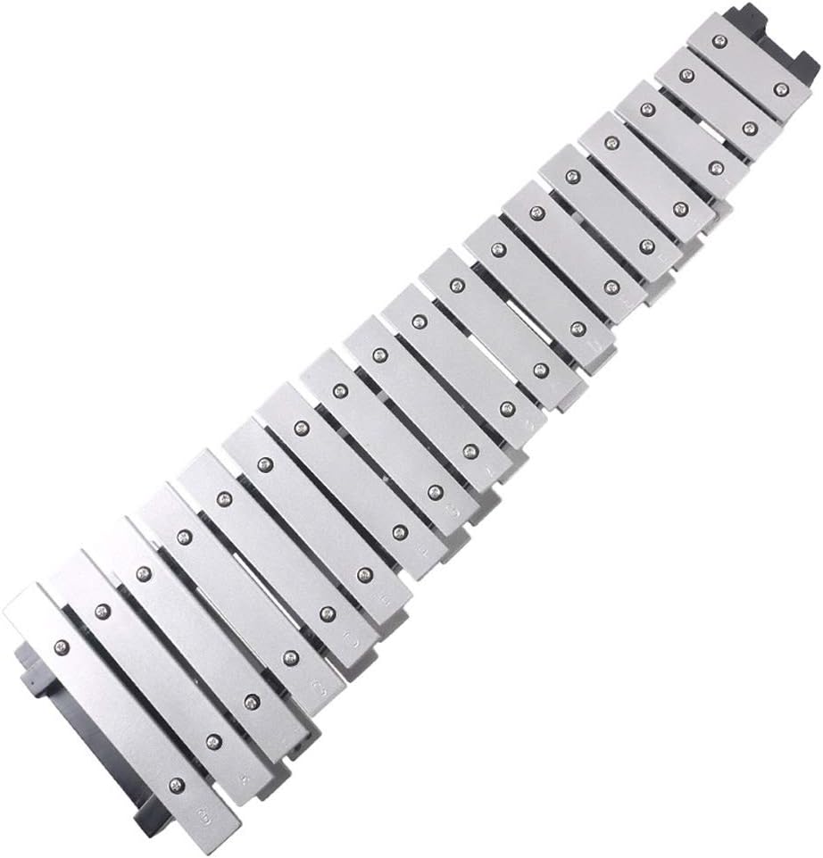 Mr.Power 30 NOTES Foldable Glockenspiel Xylophone Vibraphone Percussion Instrument Musical Instrument with Mallet, Mallet Mute Cover, Carrying Bag, Carrying Box
