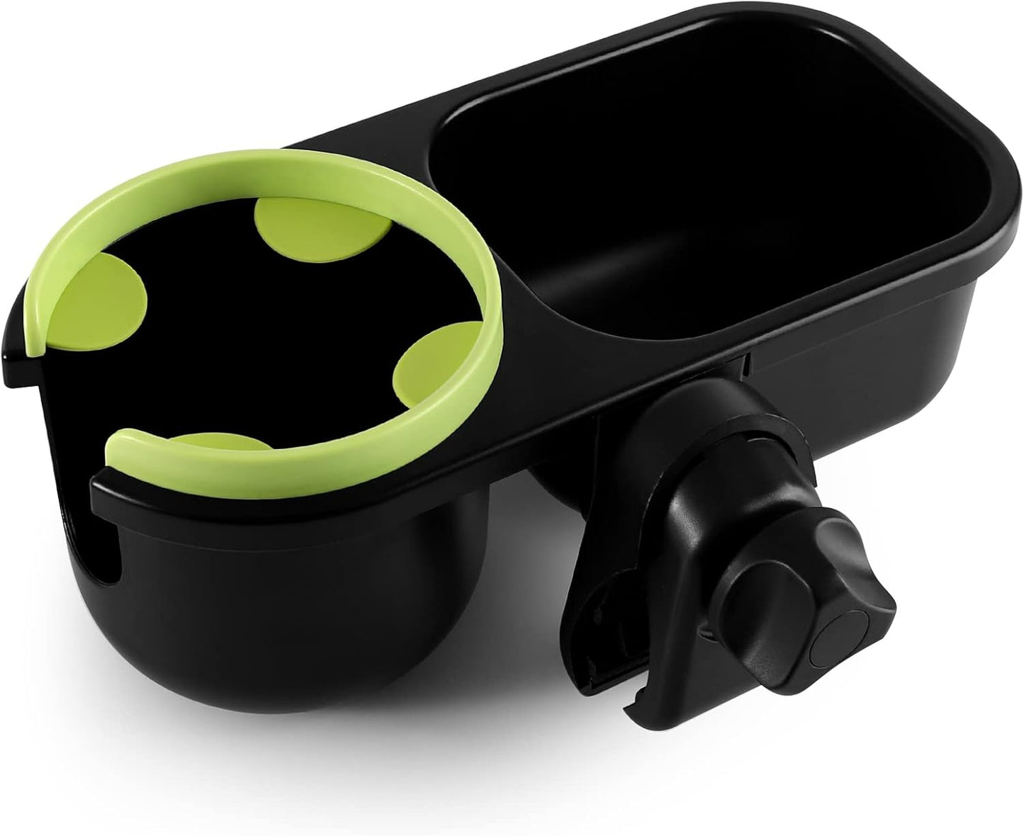 Accmor Stroller Cup Holder with Tray, Universal Cup Holder, Bike Bottle Holder, 361° Rotatable Large Caliber Drinks Holder for Stroller, Bike, Wheelchair, Walker