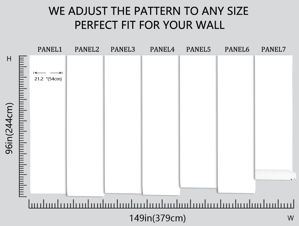 Grey City Wallpaper Brooklyn Bridge Nightscape Wall Mural for Living Room Bedroom Dining Room Office(Not Self-Adhesive)