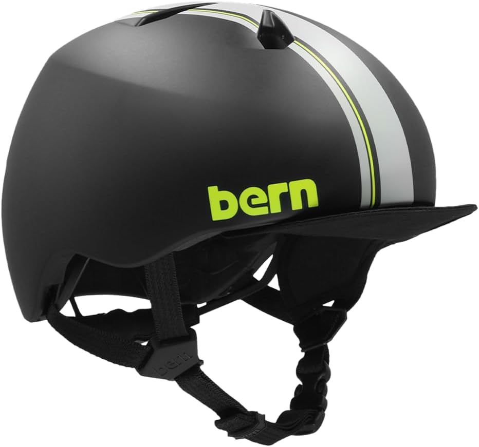 Bern Nino Bike Helmet for Kids, Ages 3-12, Flip Visor, Adjustable fit, Lightweight, CPSC Safety Certified