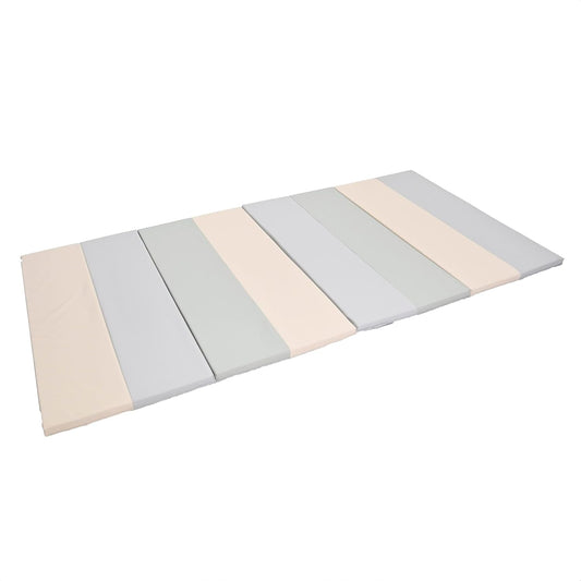 Children's Factory 4' x 8' Folding Gym Mat, Foam Play Mats for Playrooms, Daycare, Preschool, Homeschool, Elements