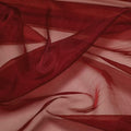 VDS Maroon Organza Fabric, 45 Yards Continuous, 45” Wide, Wedding Party Decoration Iridescent Crystal Sheer Shiny Organza Tulle Bridal Dress DIY Crafts Costume Sewing Backdrop Arch Cloth