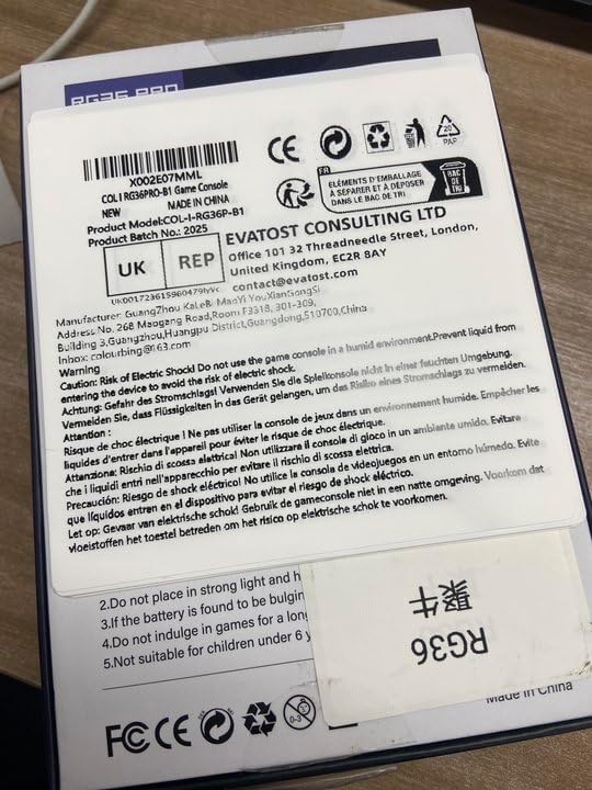 RG36 PRO Retro Handheld Game Console - Support 30000+ Classic Games,3.5-Inch Screen,3000mAh Battery,Linux OS, Portable Game Console for Travel - Birthday Gift for Teens,Boy Friends(Red)