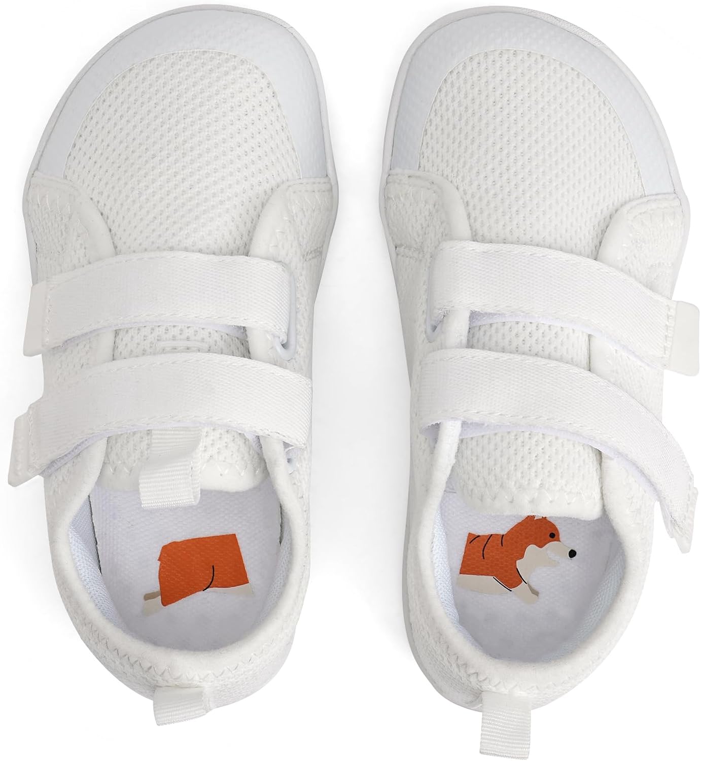 WateLves Toddler Little Kids Wide Barefoot Shoes The First Walking Shoes Girls Boys Breathable Zero Drop Minimalist Sneakers with Wide Toe Box Natural to Grow