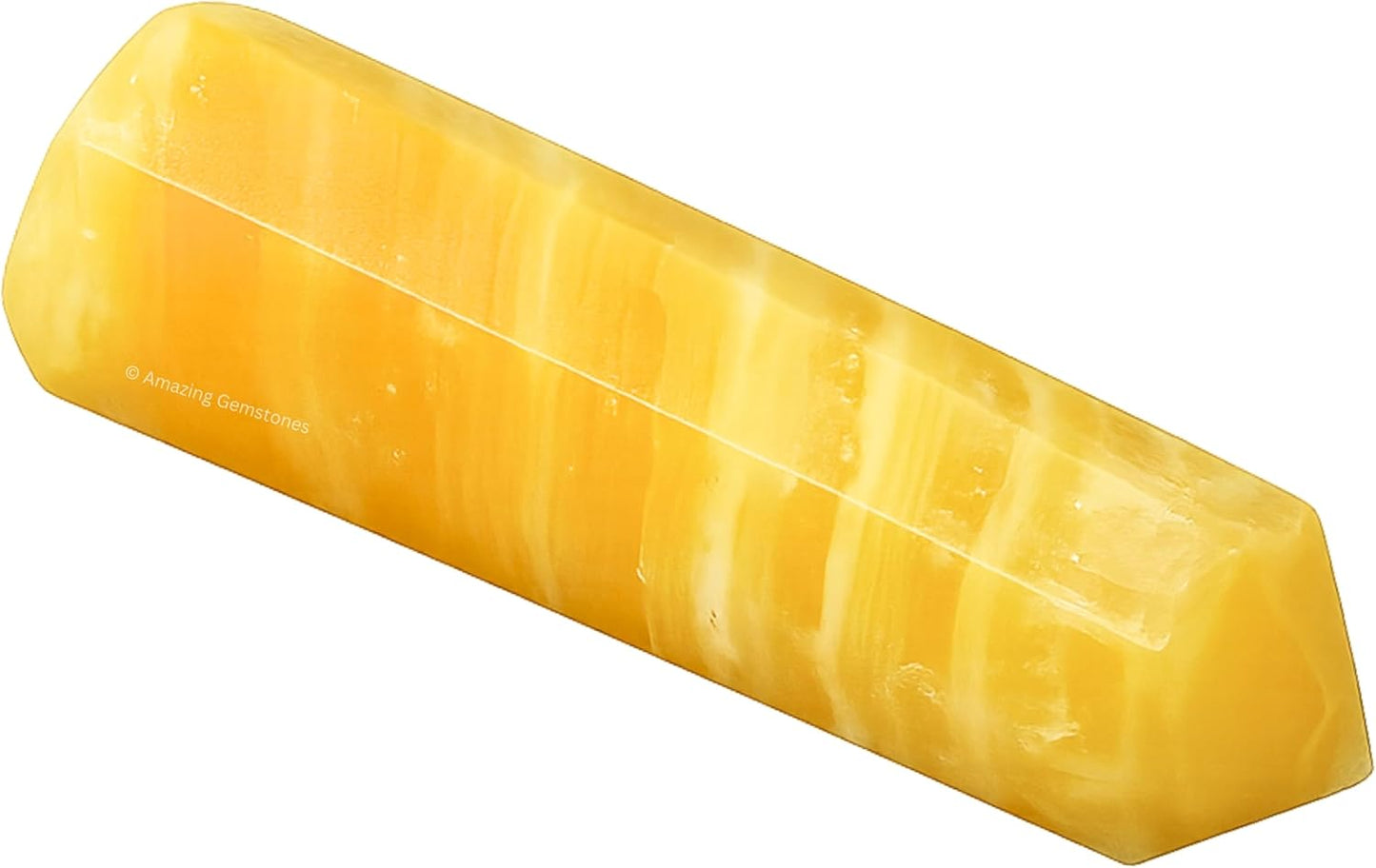 Yellow Calcite Crystal Towers ~ Healing Crystal (3" to 4" INCH)