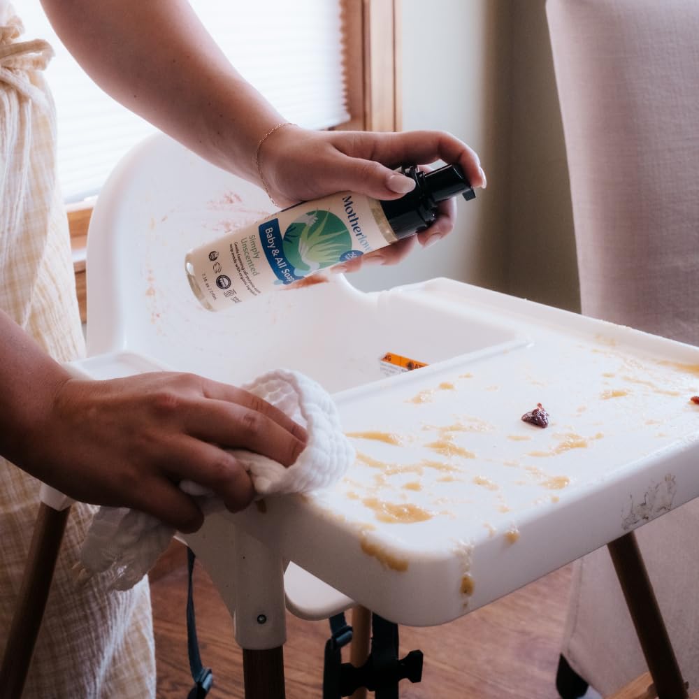 Motherlove Baby & All Soap (2 pack, 7.1 oz) Gentle Foaming All-Purpose Castile Soap Made with Organic Ingredients – Simply Unscented