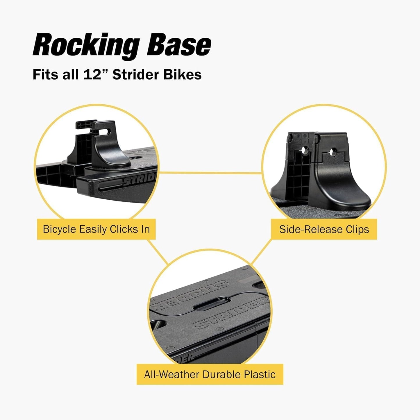 Strider 12” - Helps Teach Baby How to Ride a Balance Bicycle - for Kids 6 Months to 4 Years - Easy Assembly & Adjustments