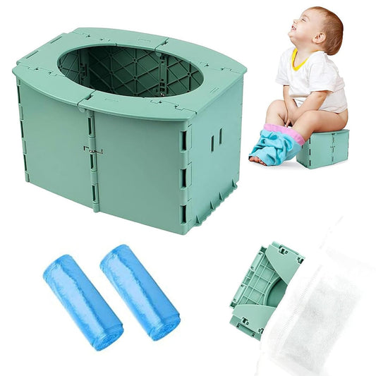 SunnySmile Travel Potty for Car，Travel Potty for Kids，Portable Potty for Toddler，Apply to Camping, Tourism, Outdoor, Indoor