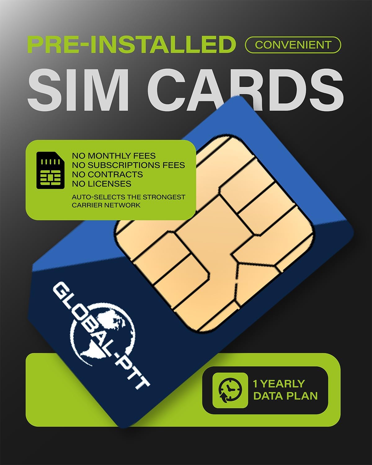 Global-PTT G9 4G LTE Walkie Talkies Nationwide Coverage for Adults and Kids – 2 Pack Unlimited Long Range PoC Radios with Free 1-Year SIM