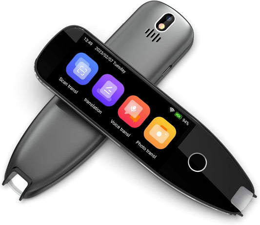 Translation Pen - Dyslexia Reading Tools for Kids, Text to Speech Scanning Pen, Support 130+ Languages Translator Pen for Language Leaners, Travel Business Offline Voice & Photo Translation