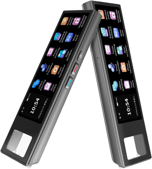 Translator Pen, OCR Scan Translation Device Supporting 142 Languages, Reading Pen for Dyslexia with Text Extract, Text to Speech Traductor Pen, Translation Pen Scanner for Business & Learning & Travel