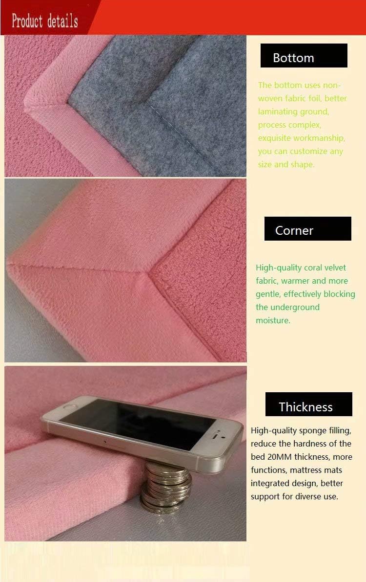 V-mix Baby Play Mat - Handmade Weaving Plush Foam Crawling Rug for Babies, Toddlers, Children - Yoga and Exercise Mat - Cushy-Soft, Thick, Hypoallergenic, Non-Toxic, Reversible