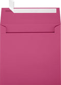 LUXPaper Square Invitation Envelopes | Peel & Press | 6 1/2" x 6 1/2" | Magenta Pink | 80lb. Text | 50 Qty