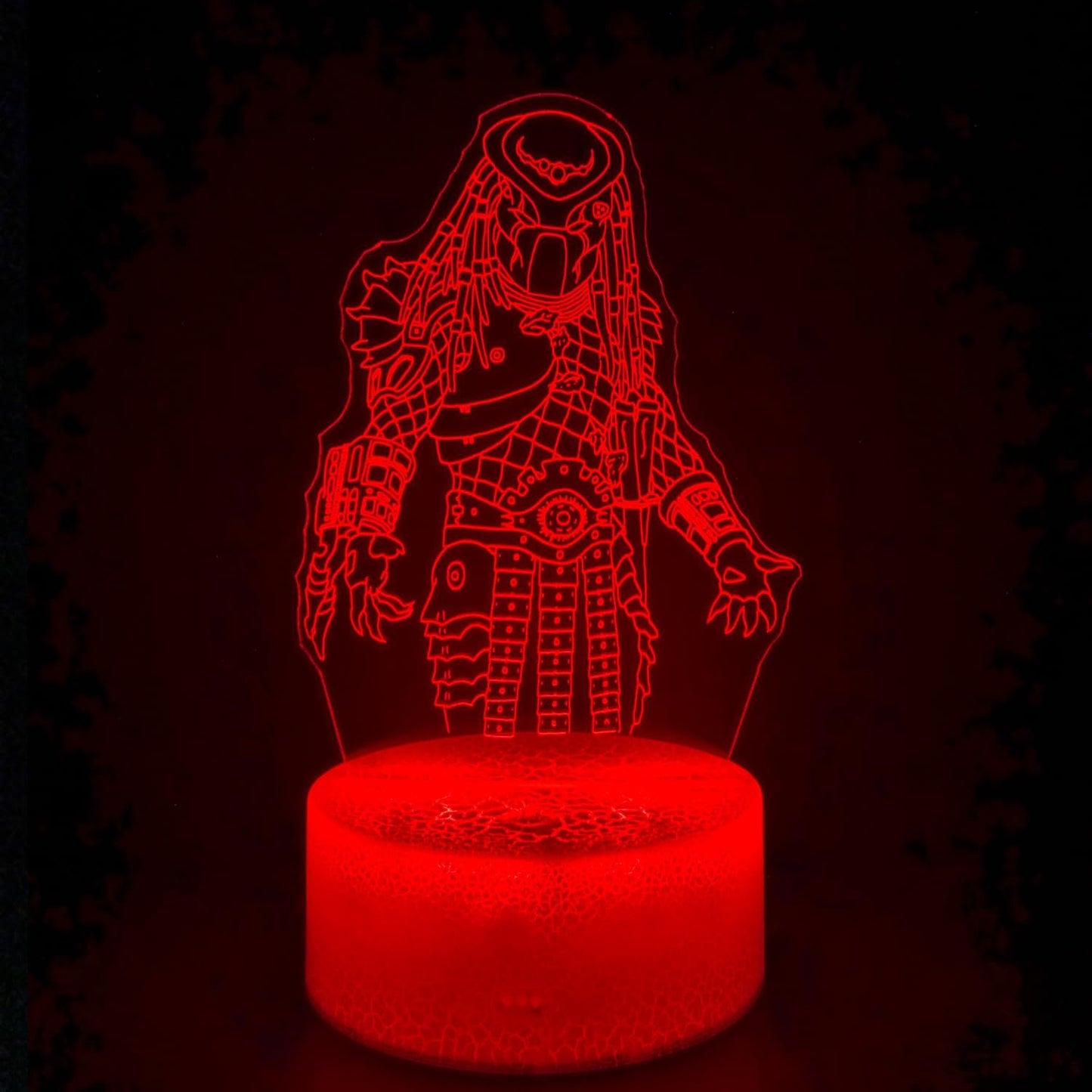 3D Alien Night Light, Horror Monster Illusion Table Lamp with 16 Colors Remote Control Touch Lamp LED USB Night Light Desk Lamps Room Decorations Home D¨¦cor