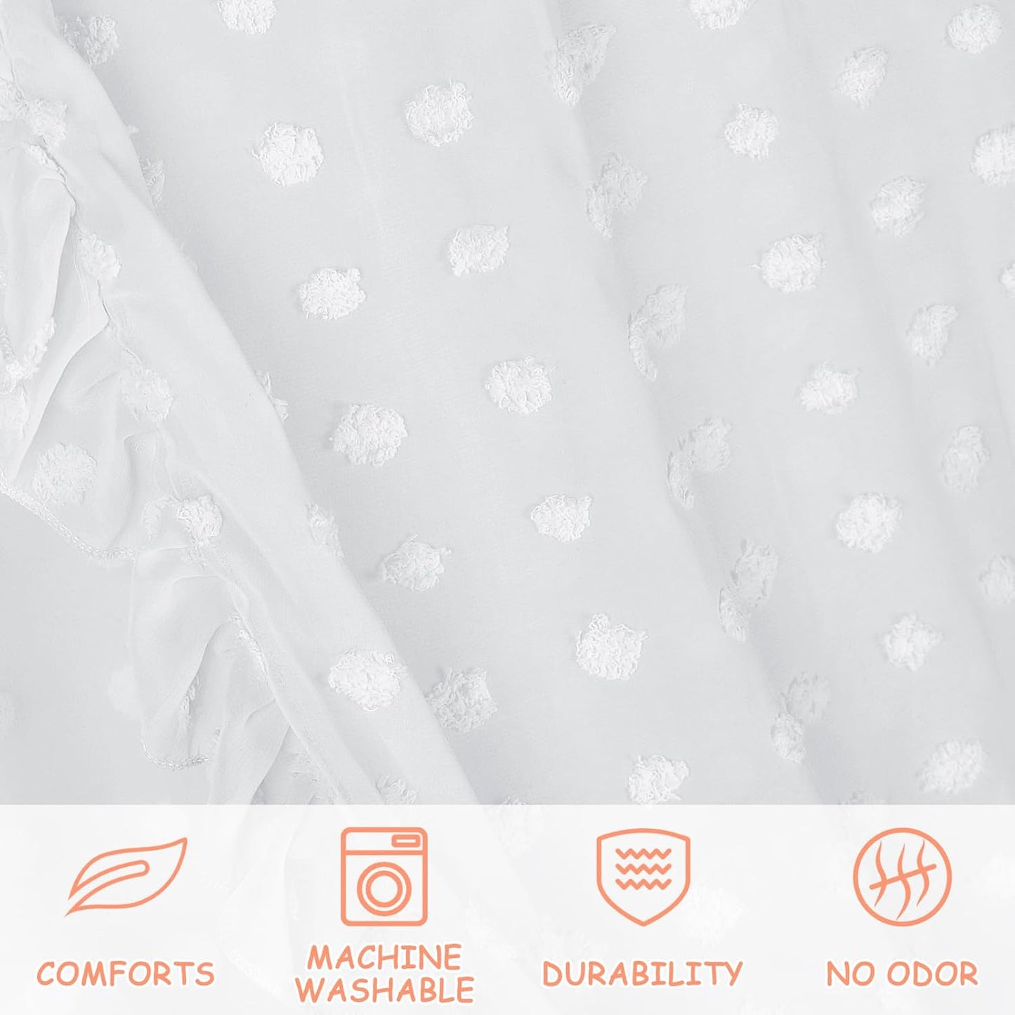 Princess Bed Canopy for Girls - Crib Canopy for Bed - Mosquito Net for Bed, Kids Bed Canopy with Princess Room Decor for Girls Bedroom,Children's Reading Room Decor (White)