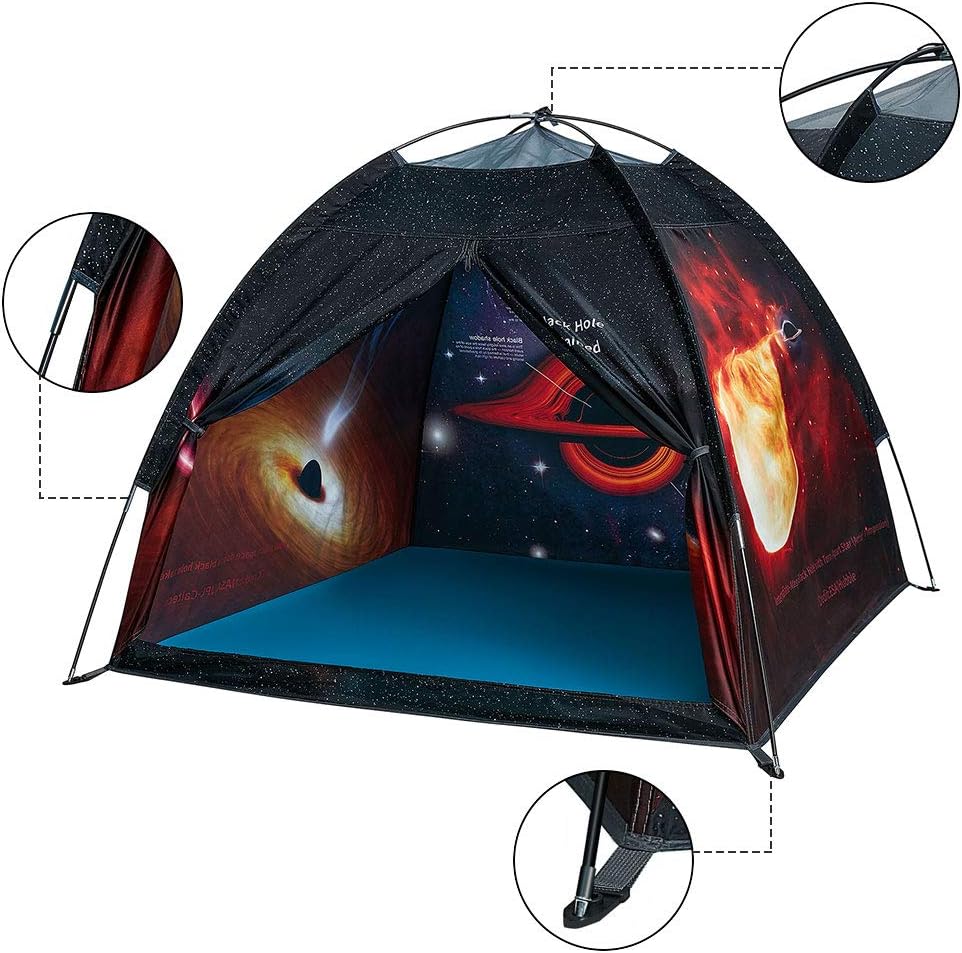 Space Tent for Kids Sensory Black Hole Pop Up Play Tent Kids Tent for Outdoor Indoor,Space Tent for Boys and Girls-47" X 47" X 43 "
