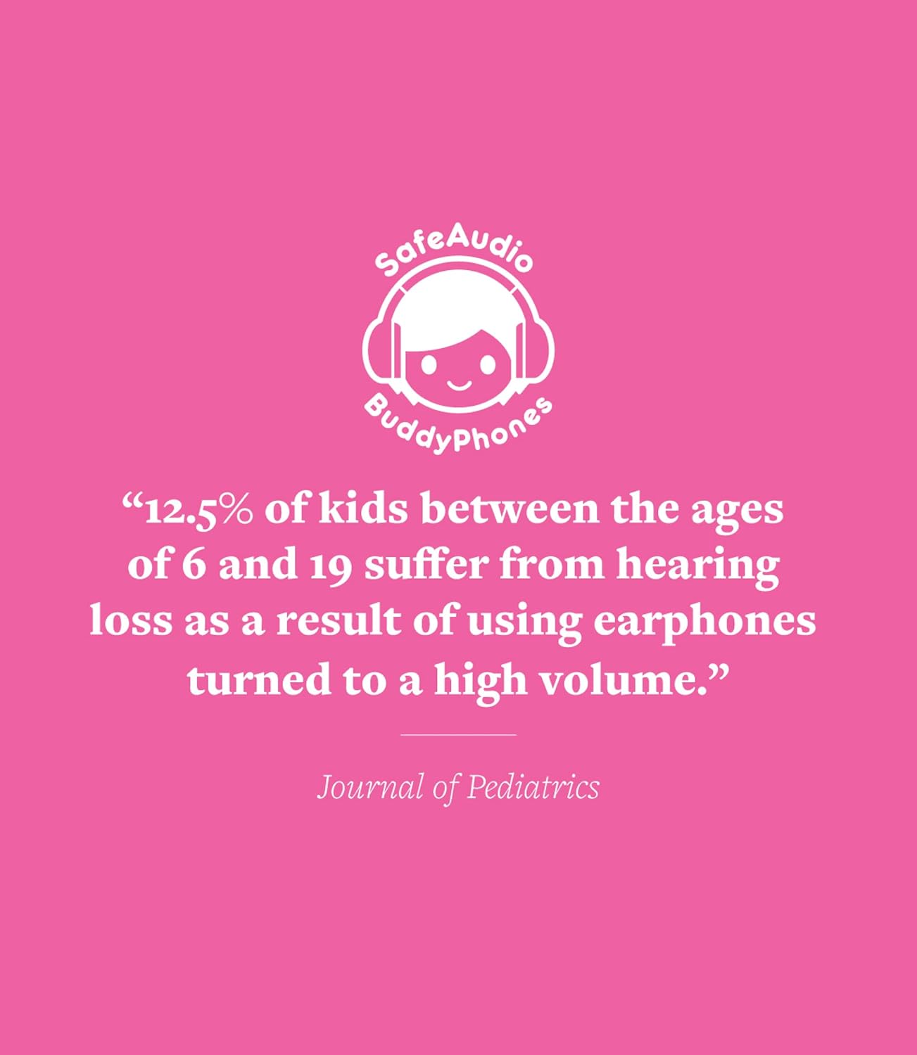 BuddyPhones Cosmos Fun | Wired or Wireless Foldable ANC Bluetooth Headphones + Microphone - SafeAudio Volume-Limiting Options, for Toddlers to Young Adults (Pink)