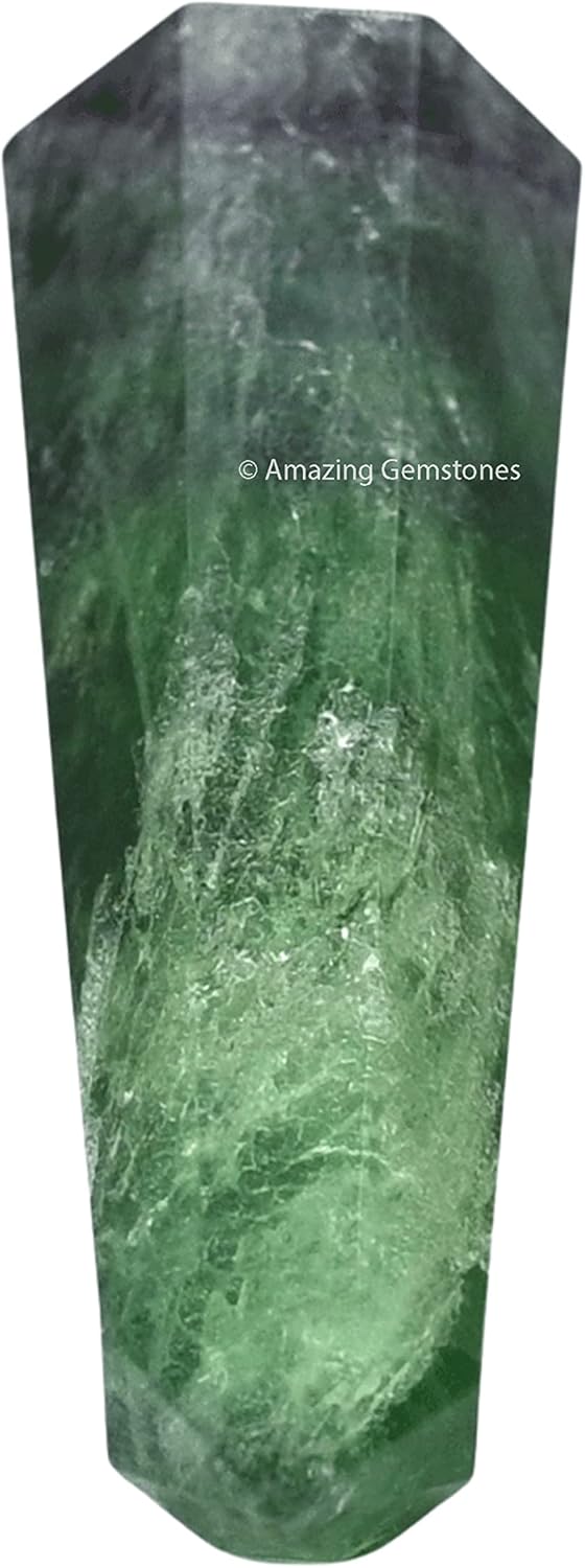 Amazing Gemstone Green Fluorite Crystal Towers - Natural Healing Crystal Point Obelisk for Reiki Healing and Crystal Grid (2 Inch to 3 Inch)
